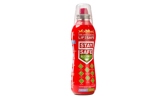 Fire Suppression Stay Safe All-In-1 Fire Extinguisher