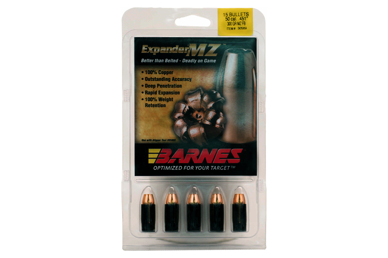 Barnes 50 Cal 300 Grain Expander MZ