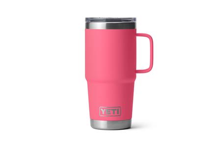 RAMBLER 20 OZ TRAVEL MUG TROPICAL PINK