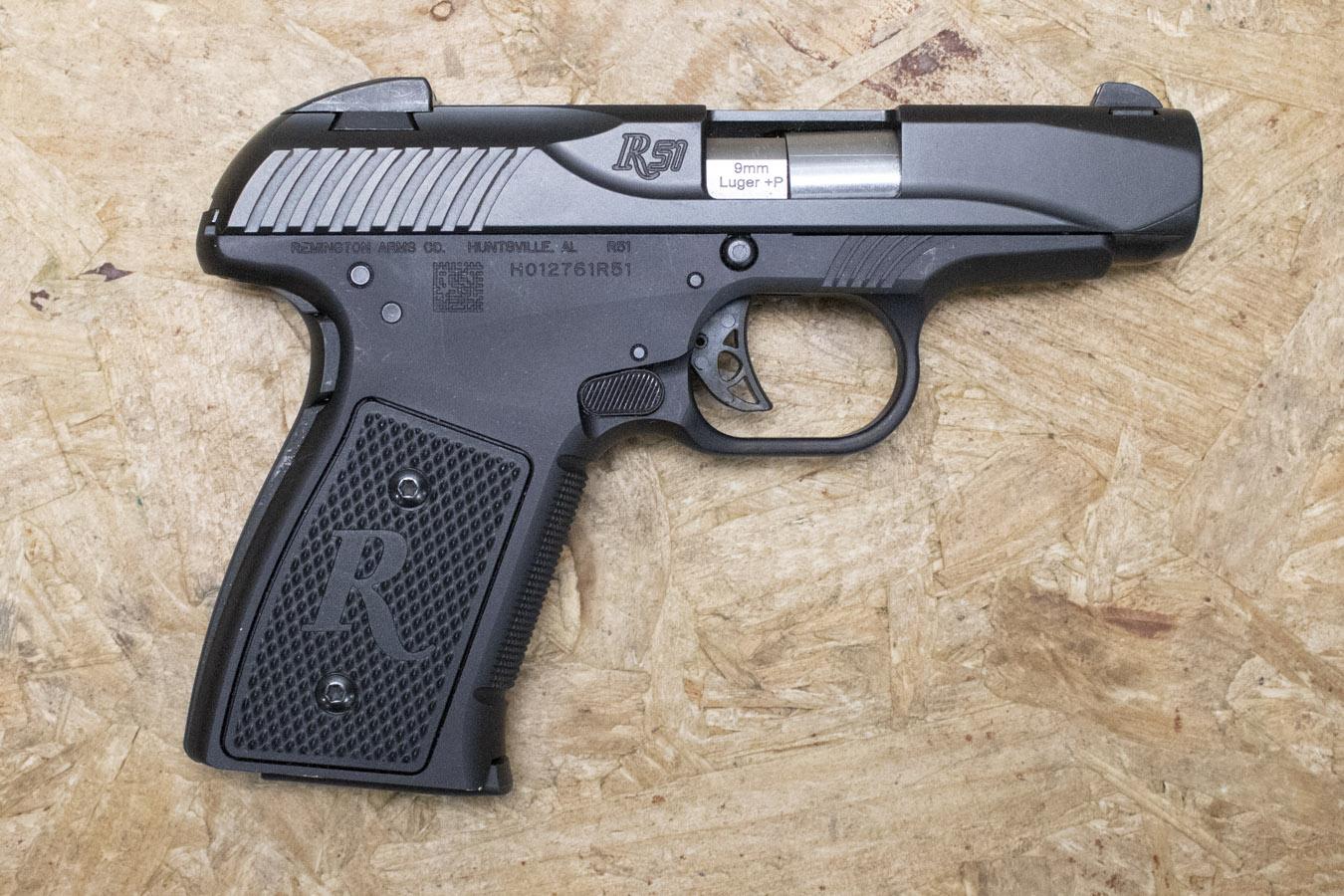 Remington R51 9mm Semi-Auto Police Trade-In Pistol with Aluminum Frame ...