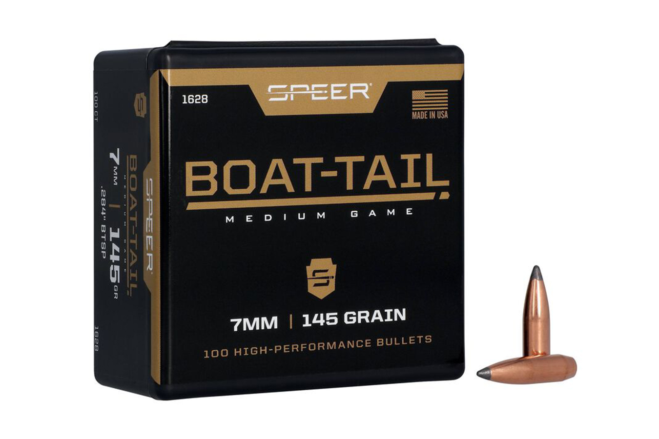 Speer Reloading 7mm Boat-Tail Rifle Bullet .284 145 Grain