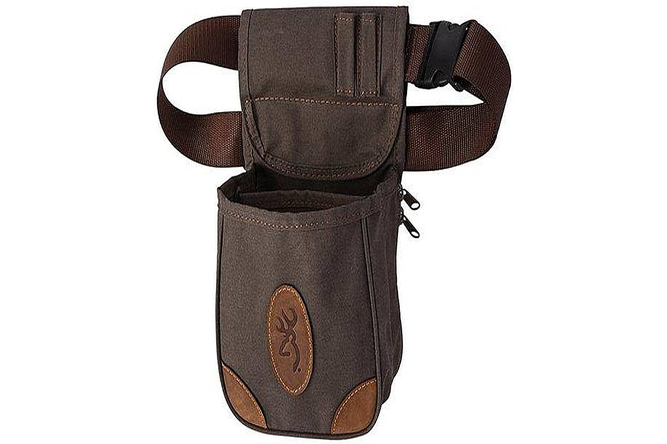 Browning Lona Canvas/Leather Shell Flint Pouch