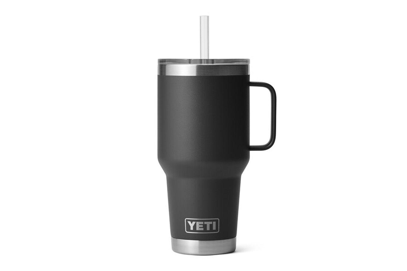 RAMBLER 35 OZ STRAW MUG BLACK