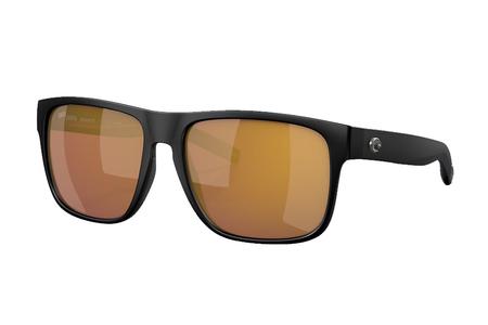 COSTA DEL MAR SPEARO XL MATTE BLACK WITH GOLD MIRROR LENSES