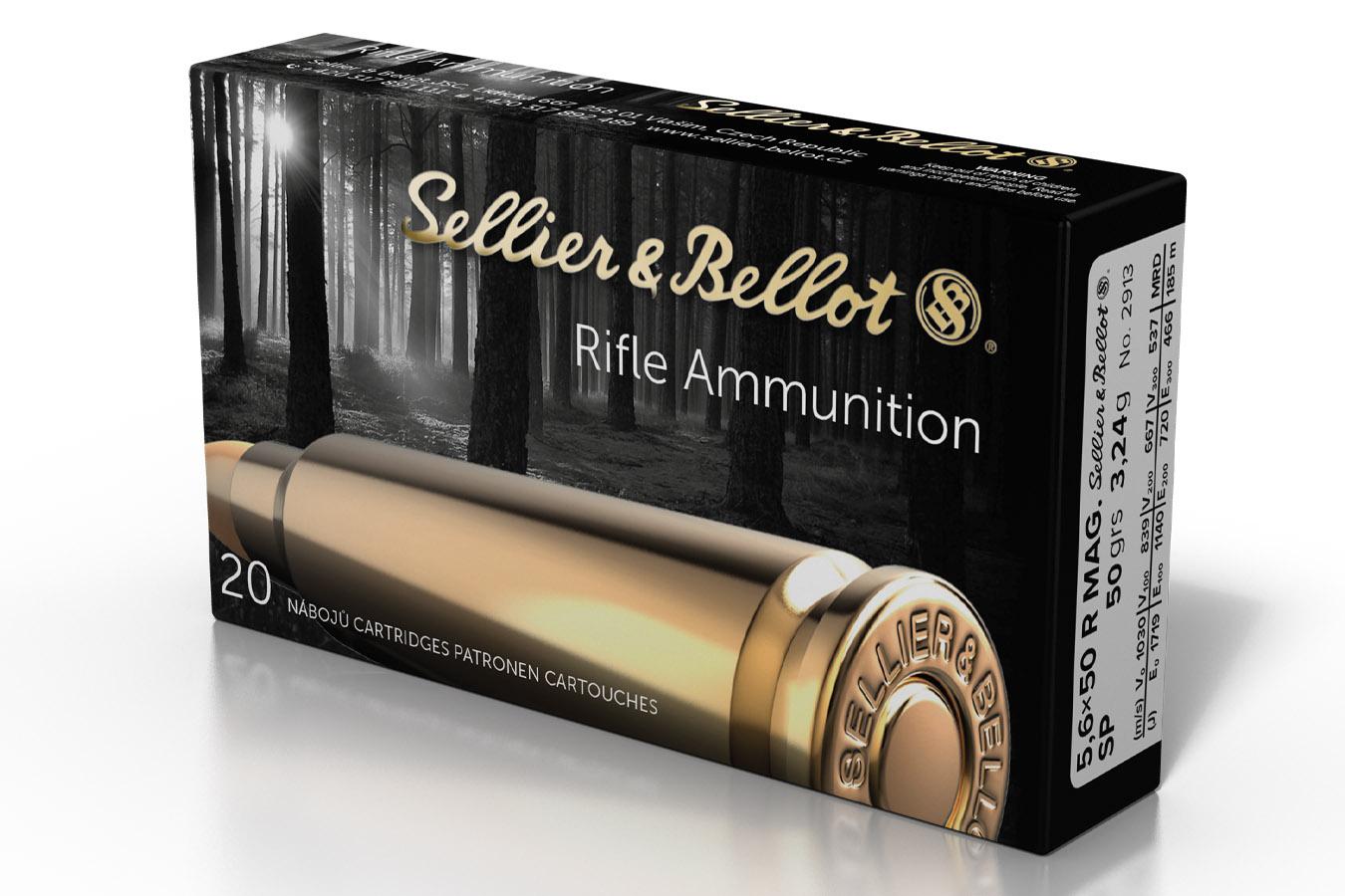 Sellier And Bellot 5.6X50R Magnum 50 gr SP 20/Box