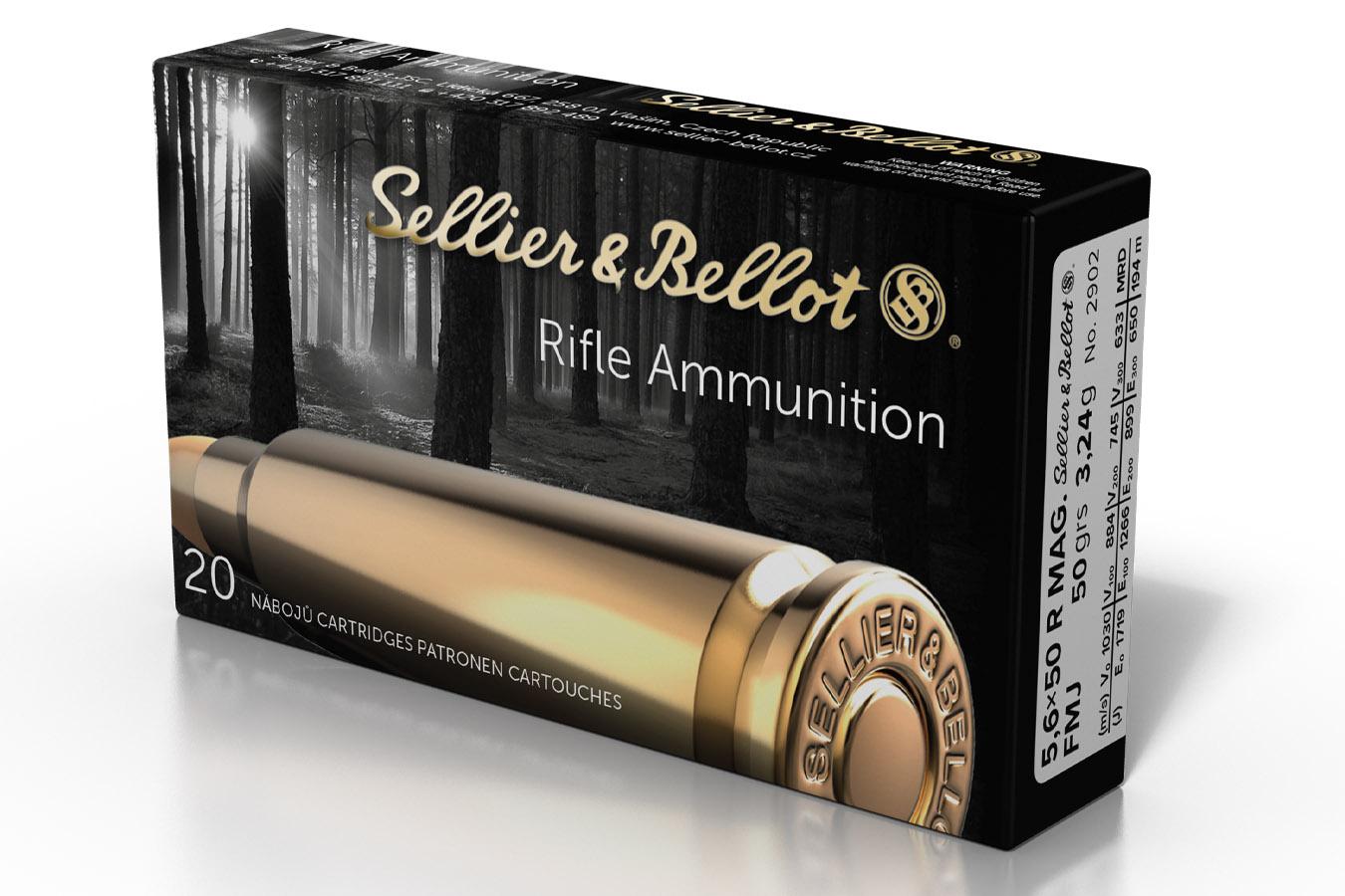 Sellier And Bellot 5.6X50R Magnum 50 gr FMJ 20/Box