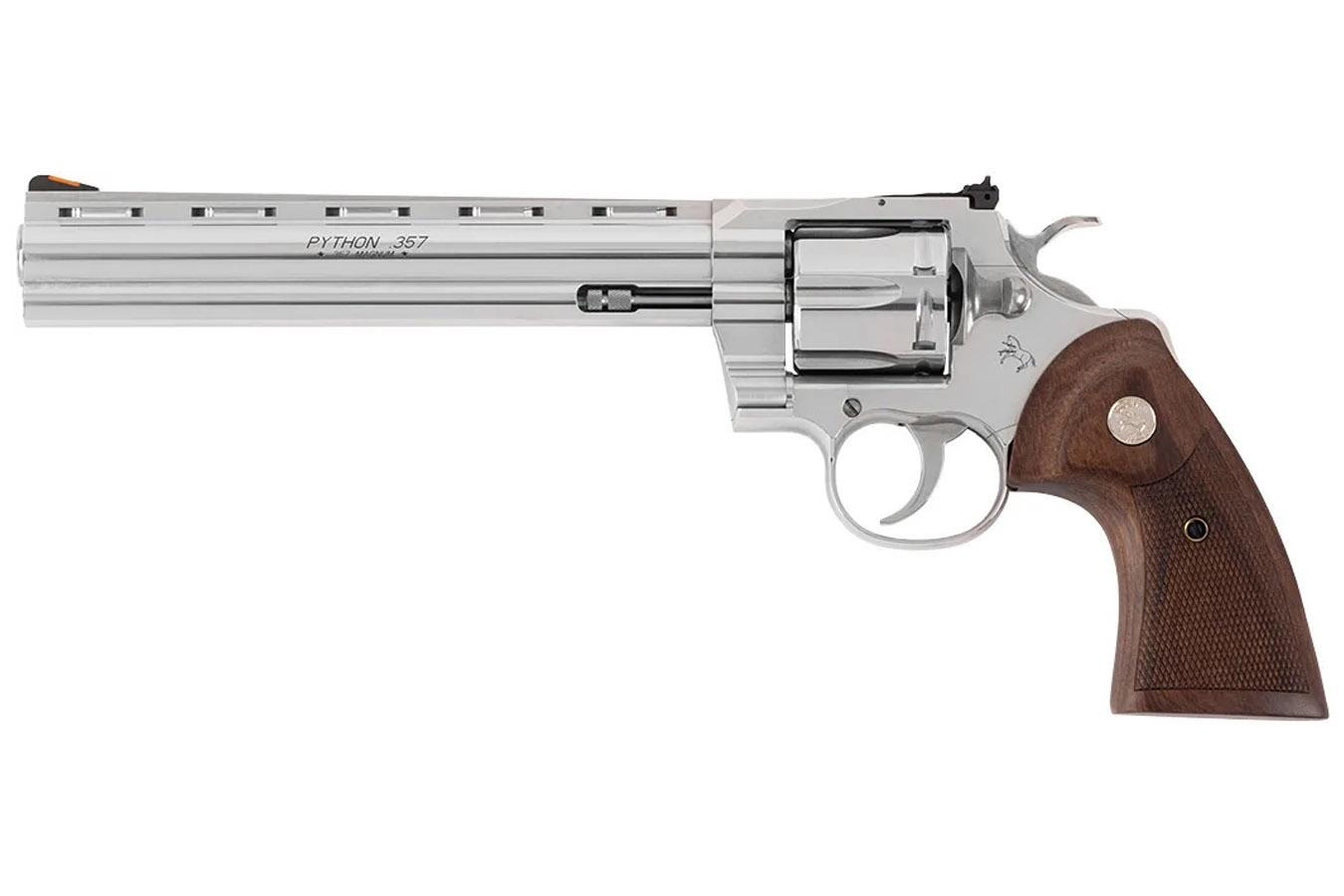No. 10 Best Selling: COLT PYTHON 357 6 SHOT 8 IN BBL WOOD GRIPS