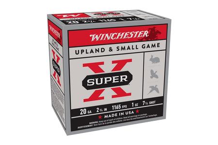 WINCHESTER AMMO 20 Gauge 2 3/4 Inches 1 oz 7.5 Shot Super X 25 Rounds per Box