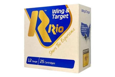 RIO WINGS  TARGET 12GA, 2 3/4, 1OZ, 8 SHOT, 1250FPS