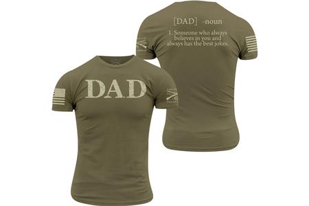 DAD DEFINED SS TEE MILITARY GREEN