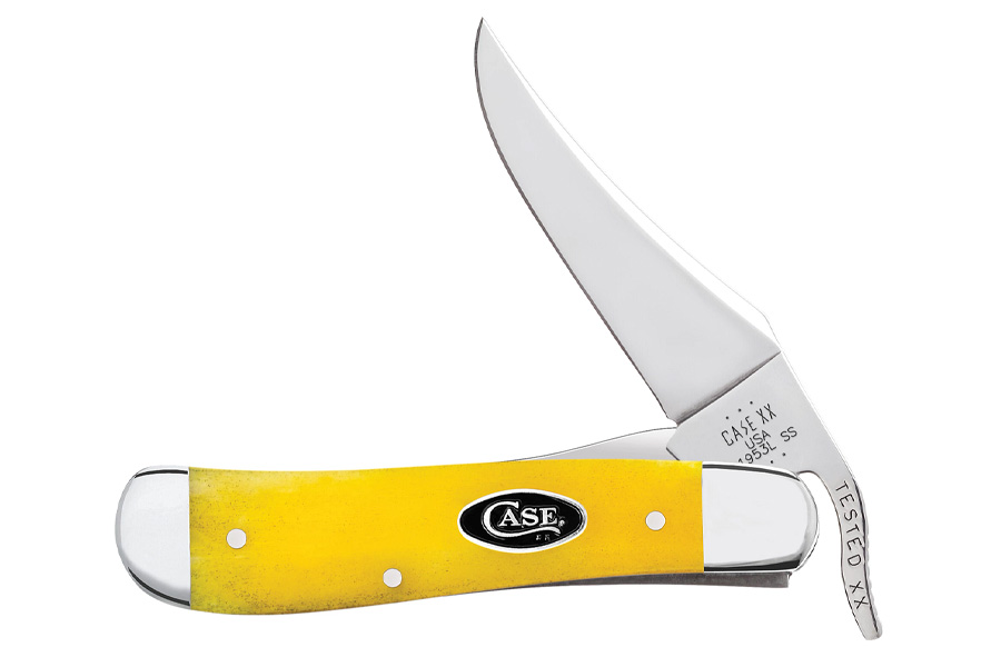 Wrcase Yellow Bone Russlock Folding Knife