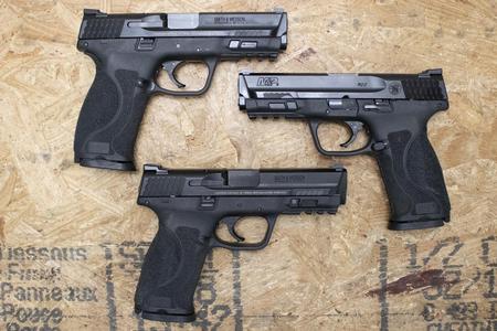 Smith & Wesson M&P9 M2.0 9mm Full-Size Police Trade-In Pistols with Night Sights (Very Good Condition)