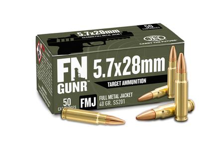 5.7X28MM 40GR FMJ FN GUNR, 50/BOX