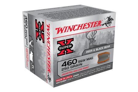 Winchester 460 SW Magnum 250 gr JHP Super-X 20/Box