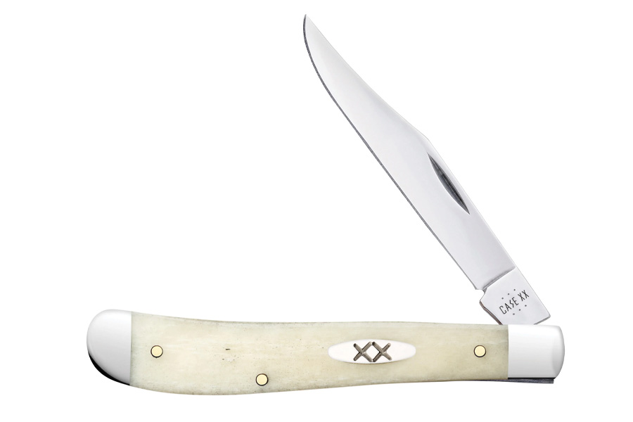 WRCASE SMOOTH NATURAL BONE SLIMLINE TRAPPER