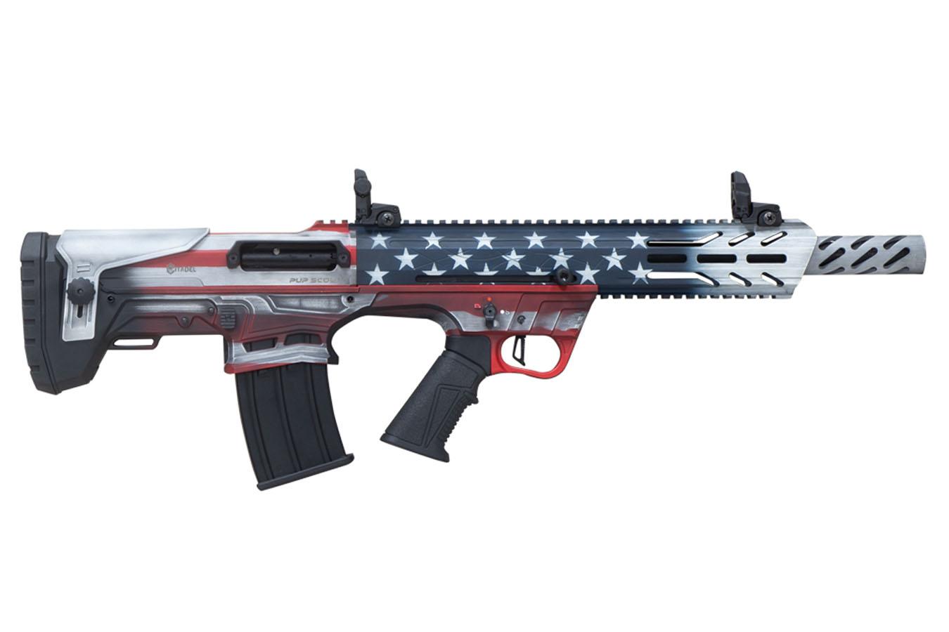 Citadel Pup Scout 12-Gauge Semi-Auto Shotgun with USA Flag Finish ...