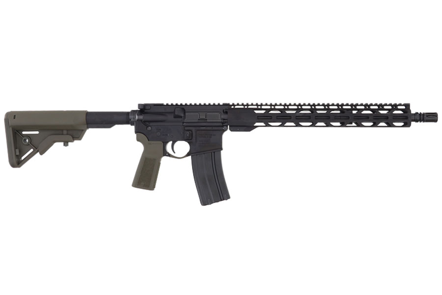 RADICAL FIREARMS FR16 5.56mm Rifle with 16 inch Barrel with M-LOK Handguard and OD Green Stock