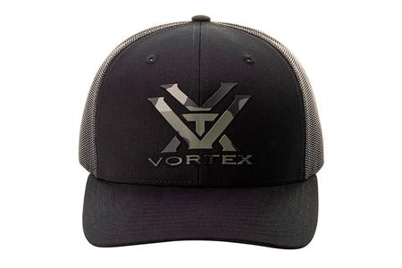 VORTEX APPAREL CAMO PUNCH CAP, BLACK