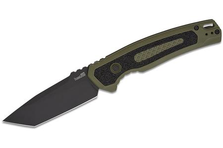 LAUNCH 16, OLIVE, BLACK FOLDING KNIFE