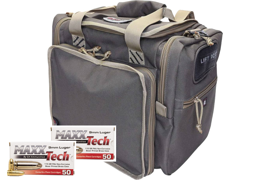 VANCE OUTDOORS Large Range Bag Package with 2 Boxes of Maxx Tech Ammo