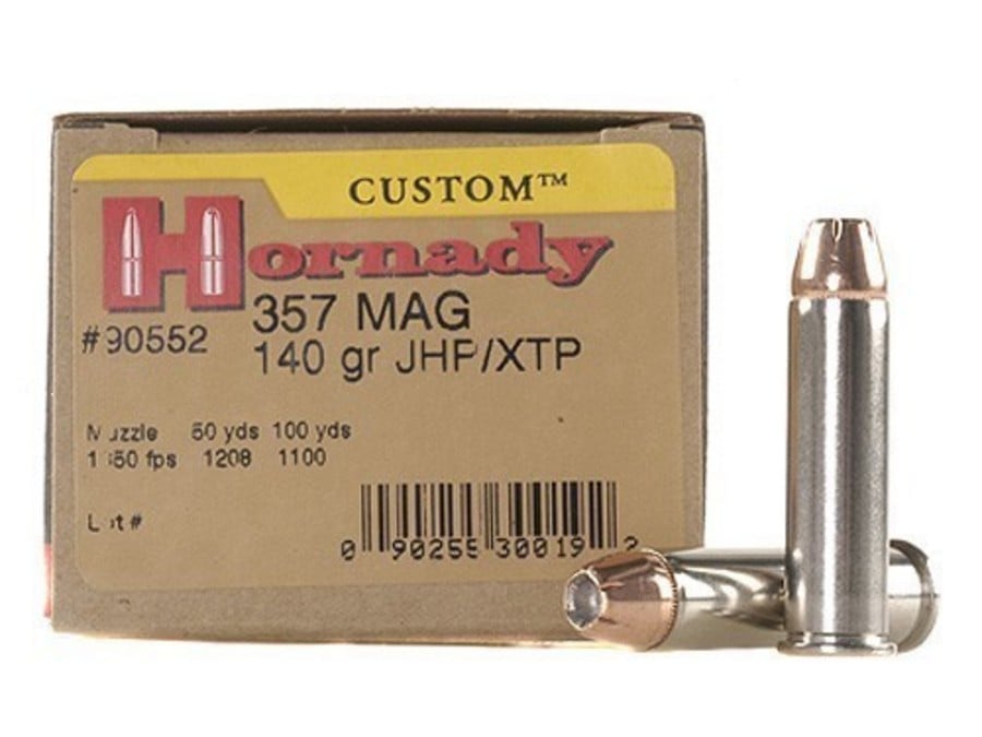 HORNADY AMMO 357 MAG 140 GR JHP/XTP | Vance Outdoors