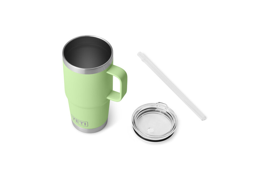 YETI COOLERS RAMBLER 25 OZ STRAW MUG KEY LIME