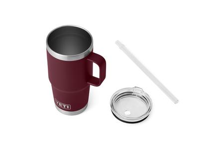 RAMBLER 25 OZ STRAW MUG WV RED