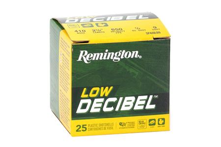 REMINGTON 410 Bore 2 3/4 Inch 3/4 oz 9 Shot Low Decibel 25/Box