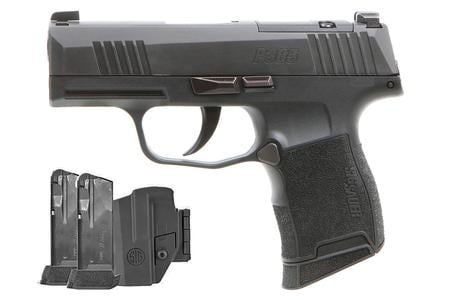 Sig Sauer P365 9mm Optic Ready TacPac w/ Holster and Three 12-Round Magazines
