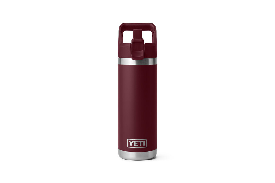 YETI COOLERS RAMBLER 18 OZ C STRAW BOTTLE WV RED