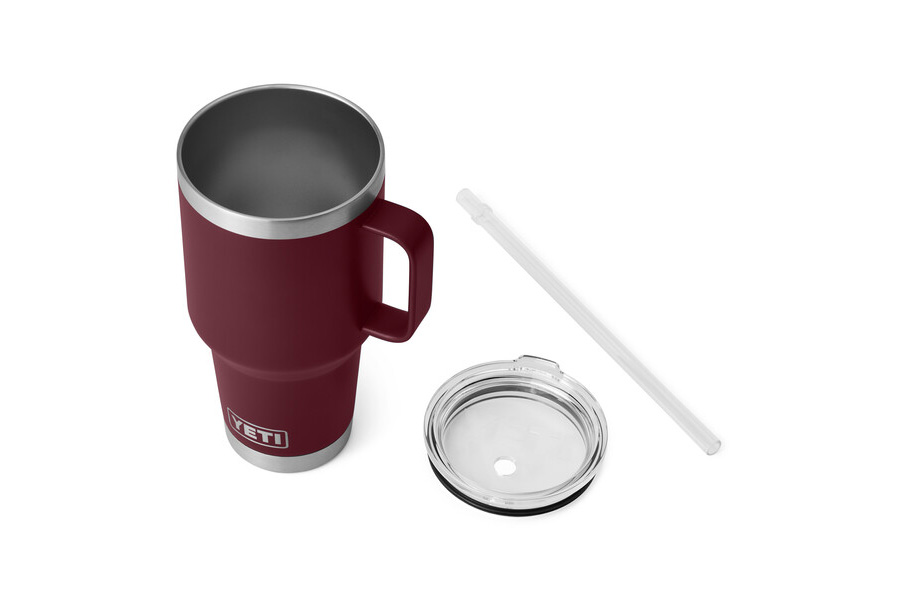 YETI COOLERS RAMBLER 35 OZ STRAW MUG WV RED