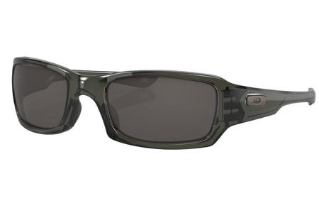 OAKLEY FIVES SQUARED BLACK FLAG COLLECTION WITH GREY SMOKE FRAME AND WARM GREY LENSES