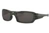 OAKLEY FIVES SQUARED BLACK FLAG COLLECTION WITH GREY SMOKE FRAME AND WARM GREY LENSES