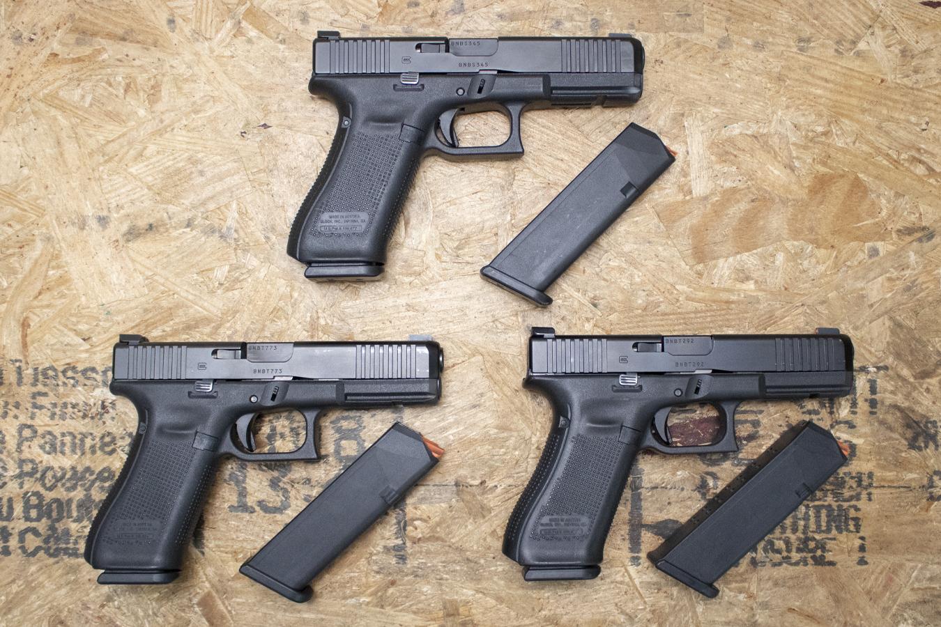 No. 4 Best Selling: GLOCK 17GEN5 9MM FRONT SERRATIONS NIGHT SIGHTS (GOOD)