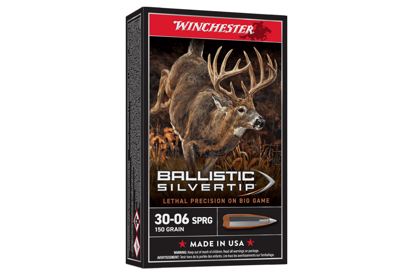 Winchester 30-06 Springfield 150 gr Ballistic Silvertip 20/Box