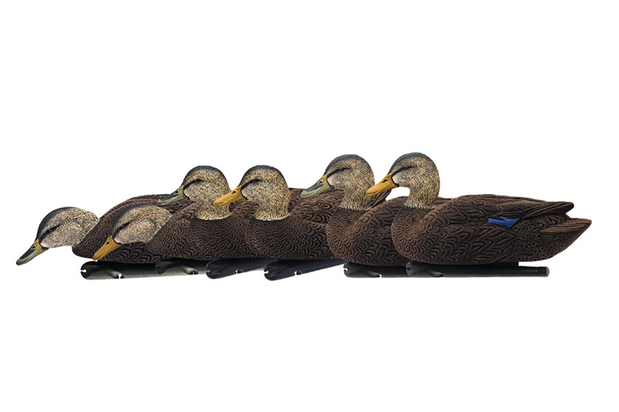 TOP FLIGHT FLOCKED BLACK DUCK  