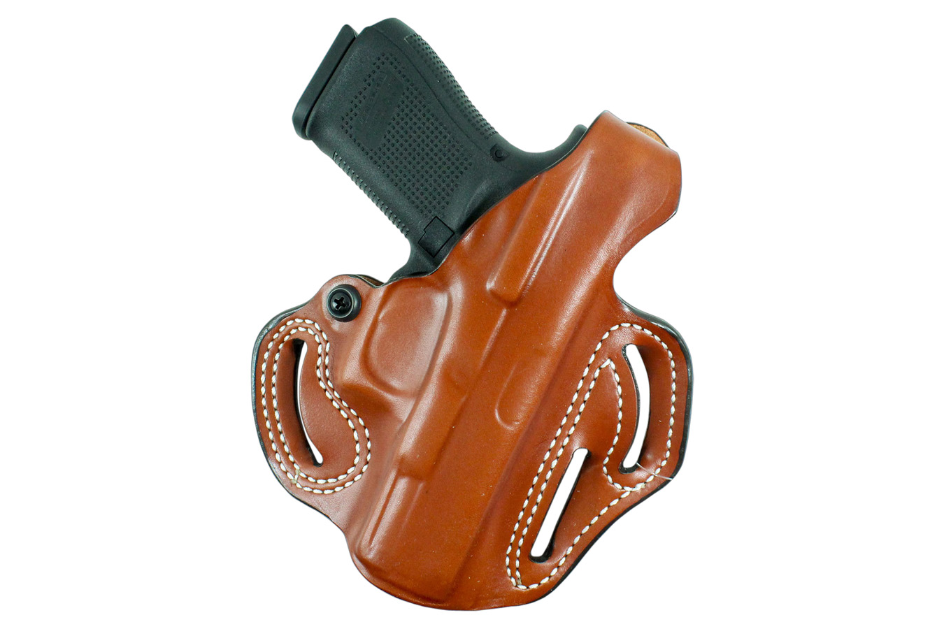 Desantis  Thumb Break Scabbard OWB Right Hand Tan Leather Belt Slide Holster for FN 509 Tactical