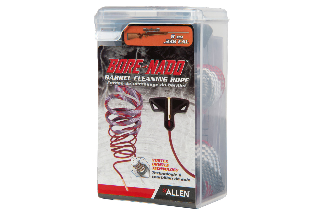 Allen Bore-Nado Rifle Barrel Cleaning Rope 8mm/.338