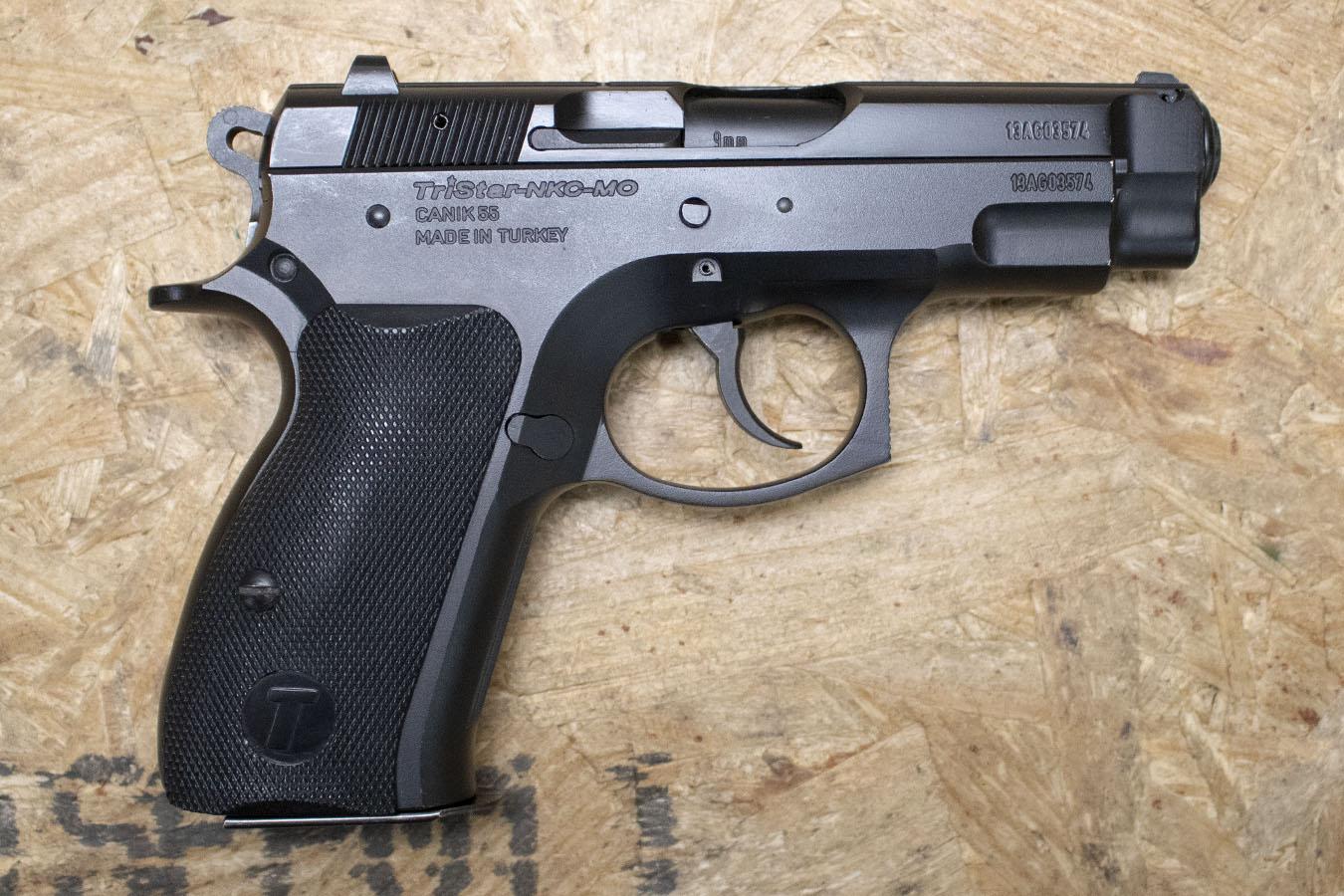 Canik 55 TriStar C100 9mm Police Trade-In Pistol with Manual Safety ...