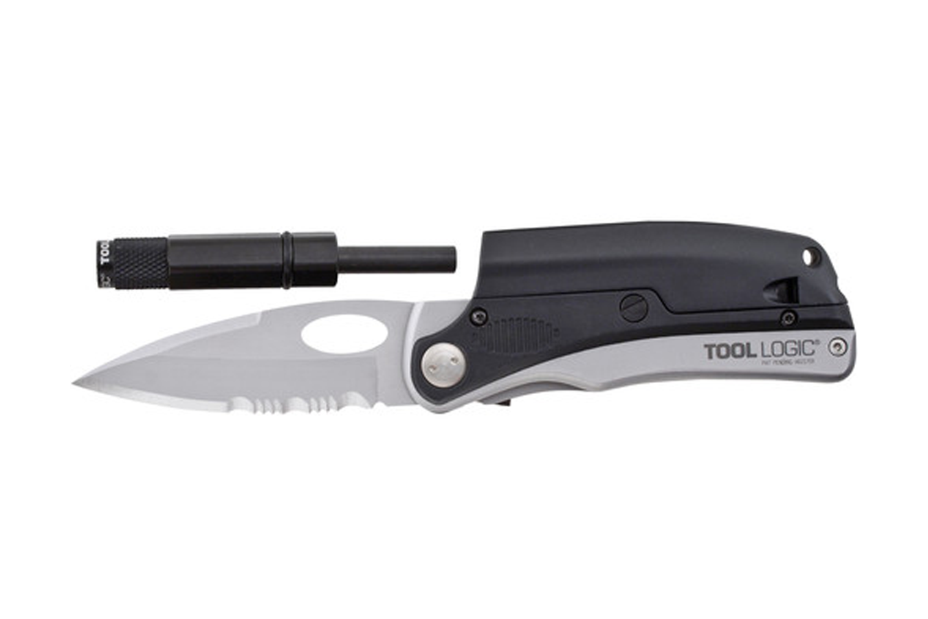 SOG SPECIALTY KNIVES SLPRO SILVER - FIRE