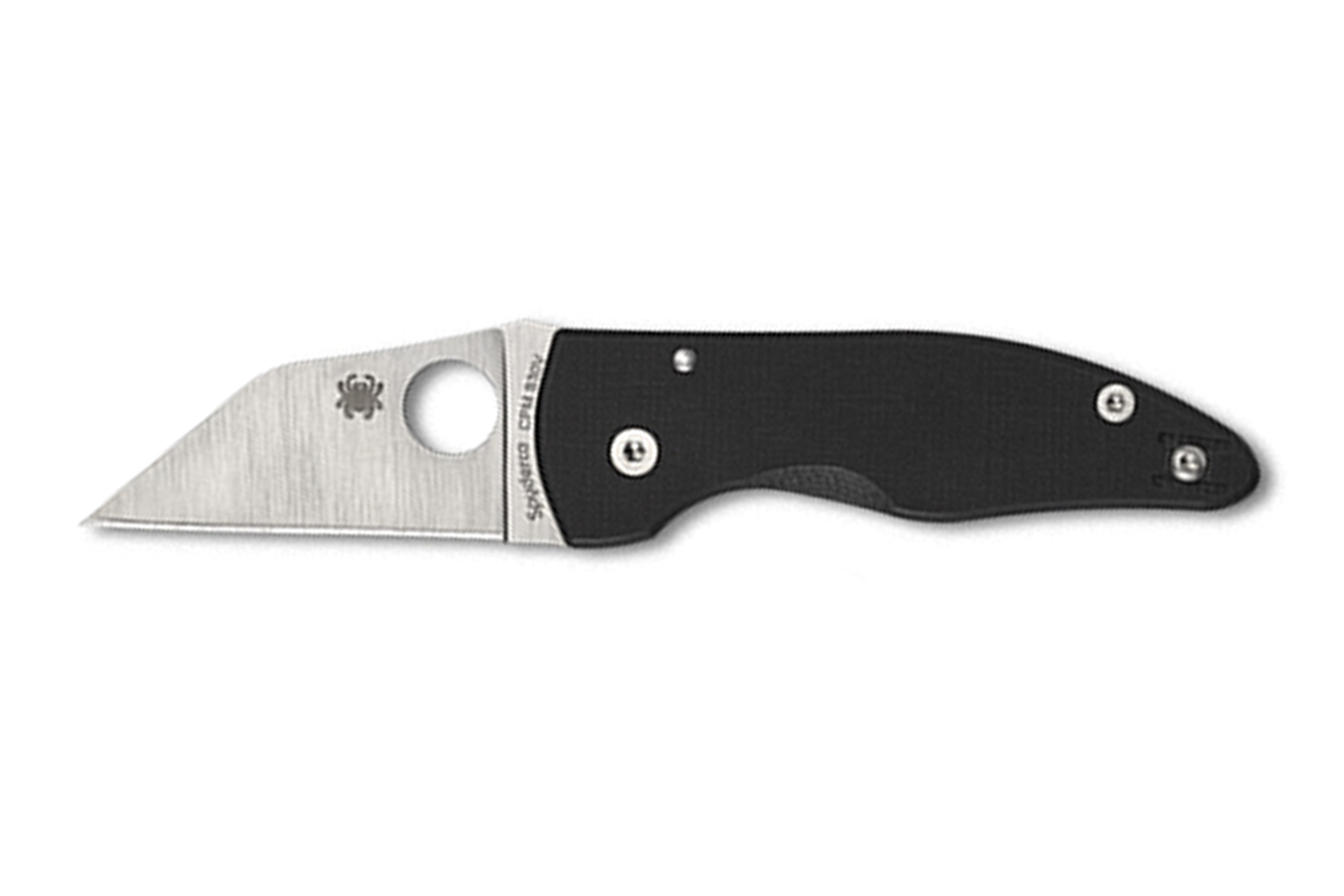 Spyderco MicroJimbo Black G-10 Plainedge