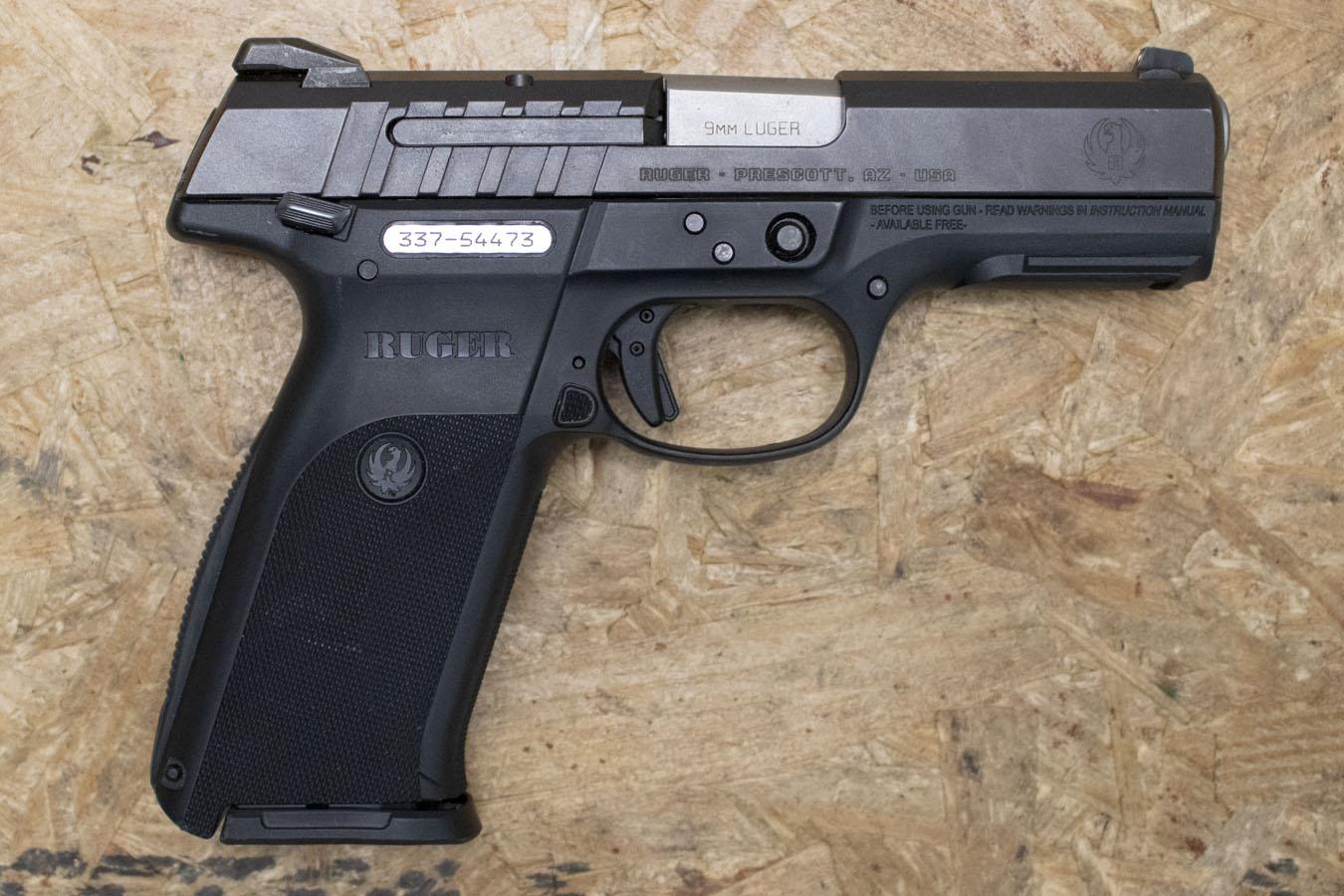 Ruger 9E 9mm Police Trade-In Pistol with Ambidextrous Safety and ...