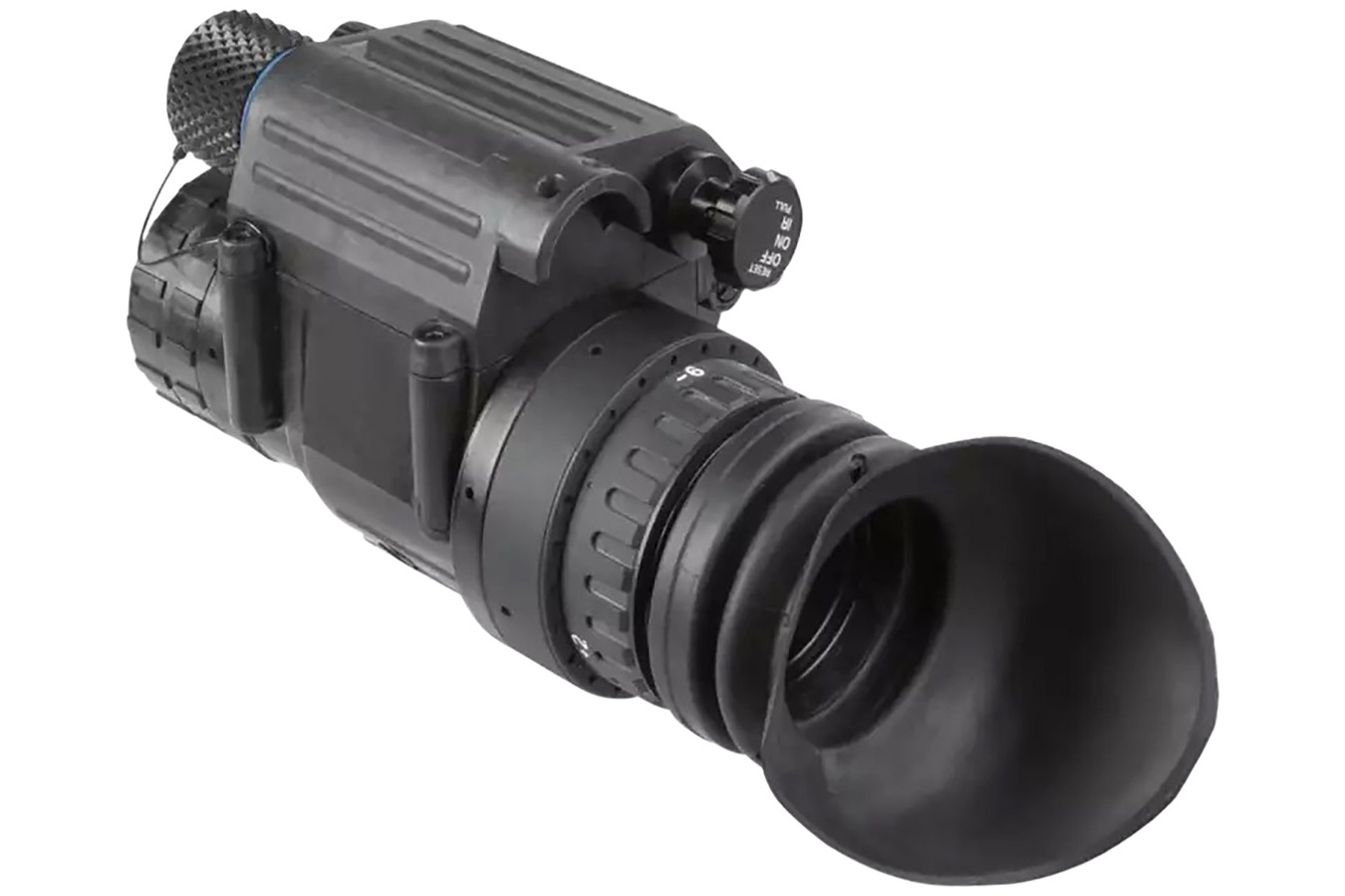 AGM Global Vision PVS-14 NW1 Night Vision Hand Held/Mountable Scope Black 1x26mm Gen2+ Level 1 White Filter