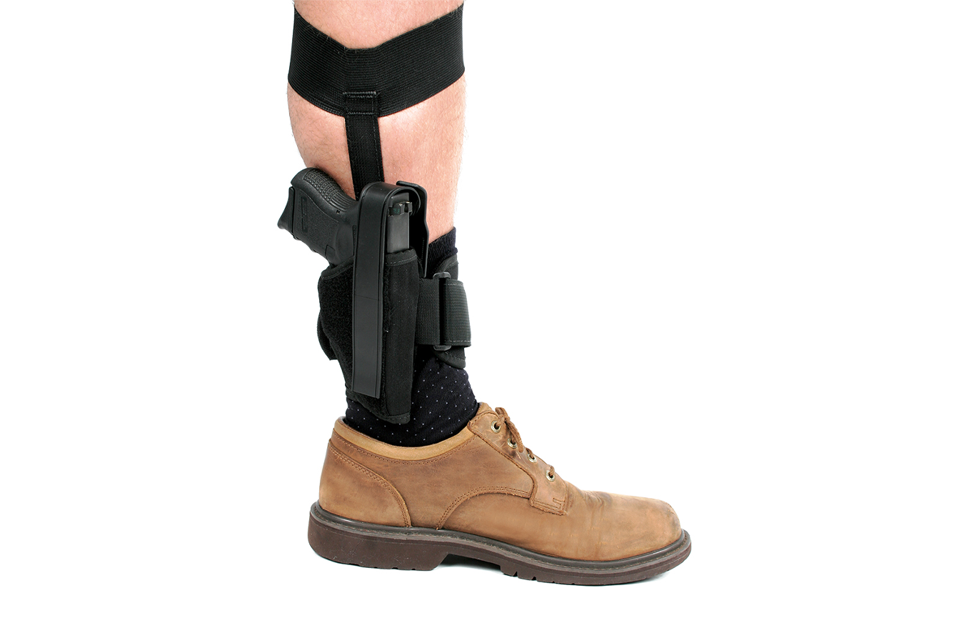 Blackhawk Ankle Holster for Med/Large Semi Autos Fits 3.25-3.75