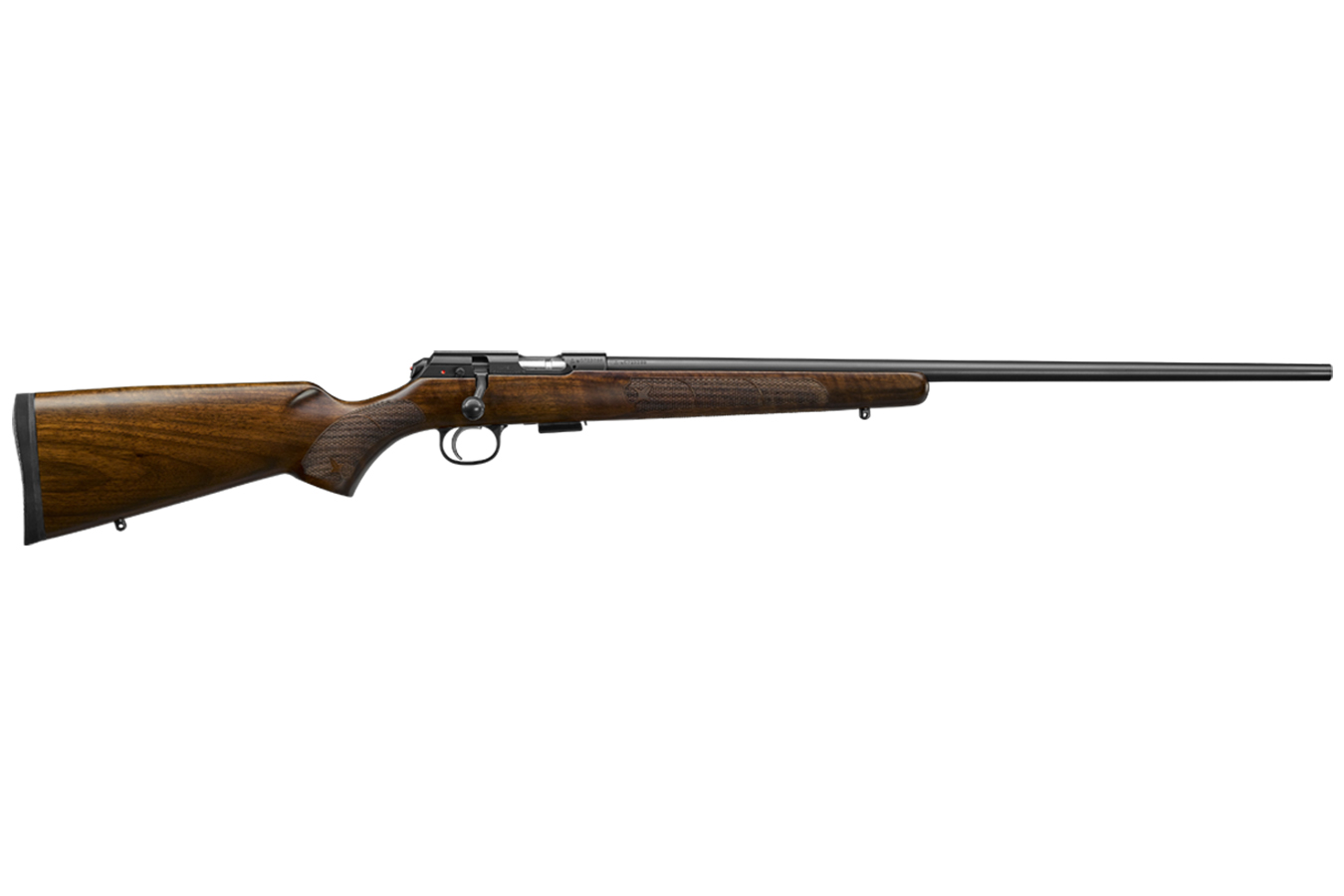 CZ 457 American 17 HMR Bolt-Action Rifle with Walnut Stock