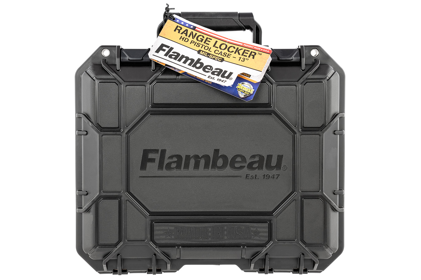 Flambeau Range Locker HD Pistol Case Black