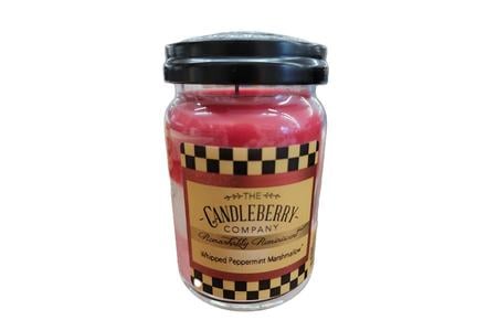 WHIPPED PEPPERMINT MARSHMALLOW 26OZ CANDLE