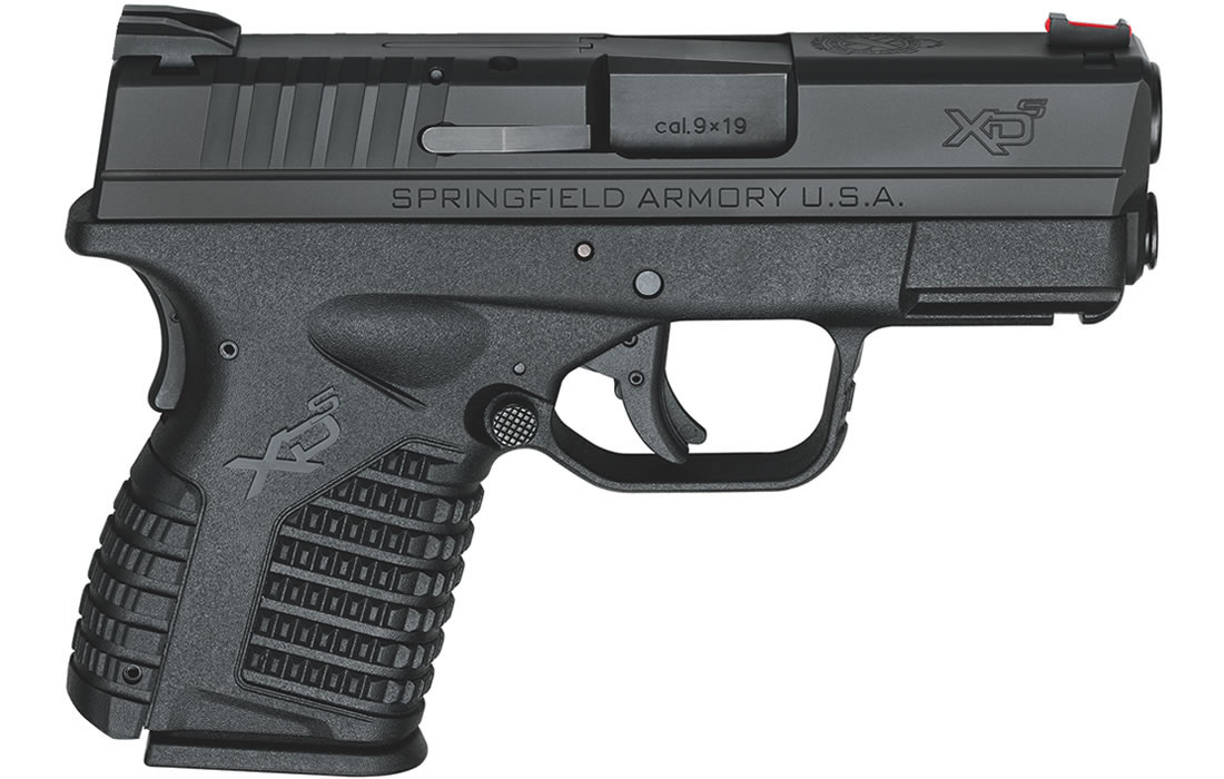 Springfield XDS 3.3 Single Stack 9mm Black Essentials Package