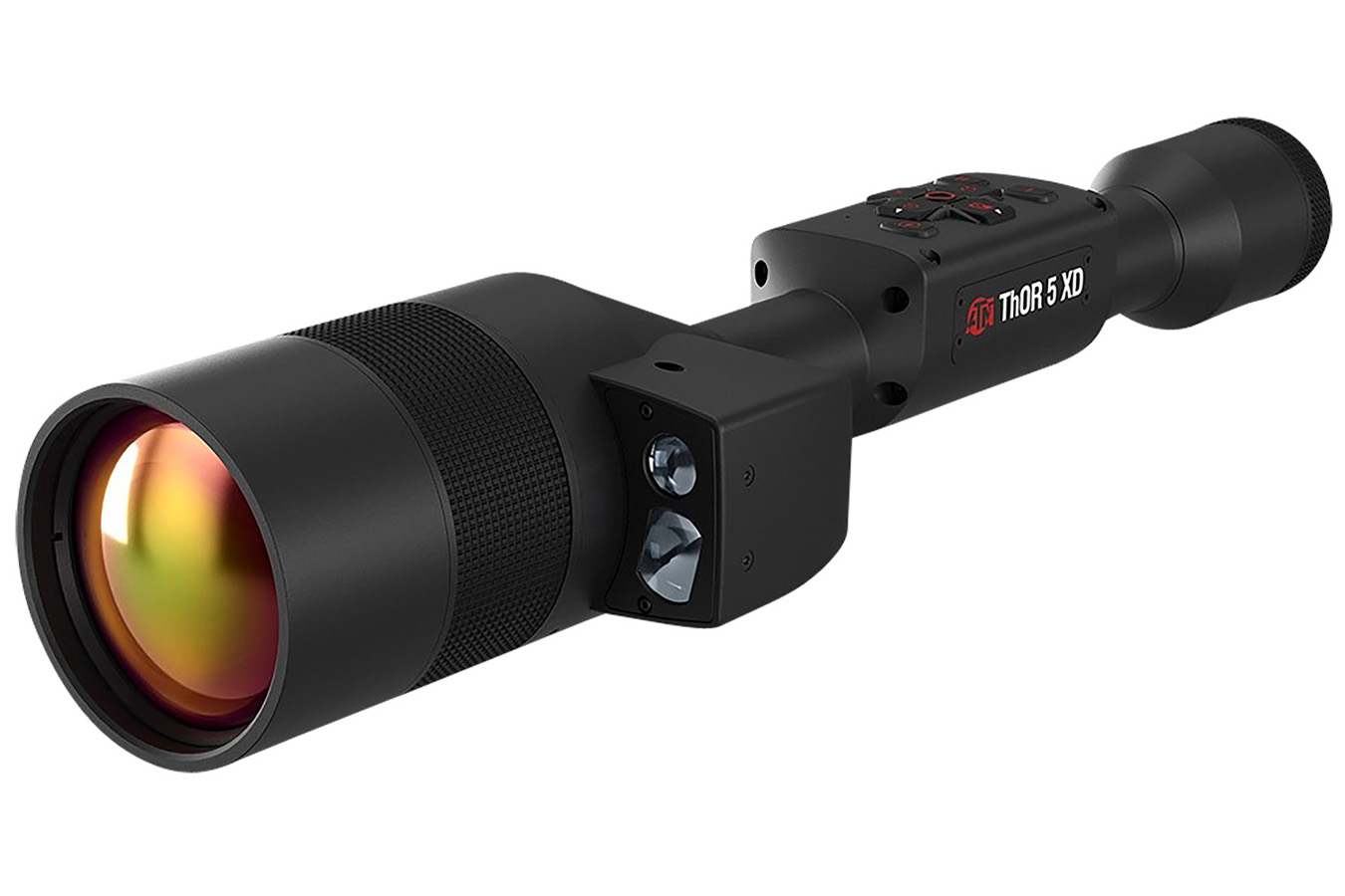 ATN Thor 5 XD LRF Thermal Riflescope Black Anodized 3-30x Smart Mil-Dot Reticle with Zoom