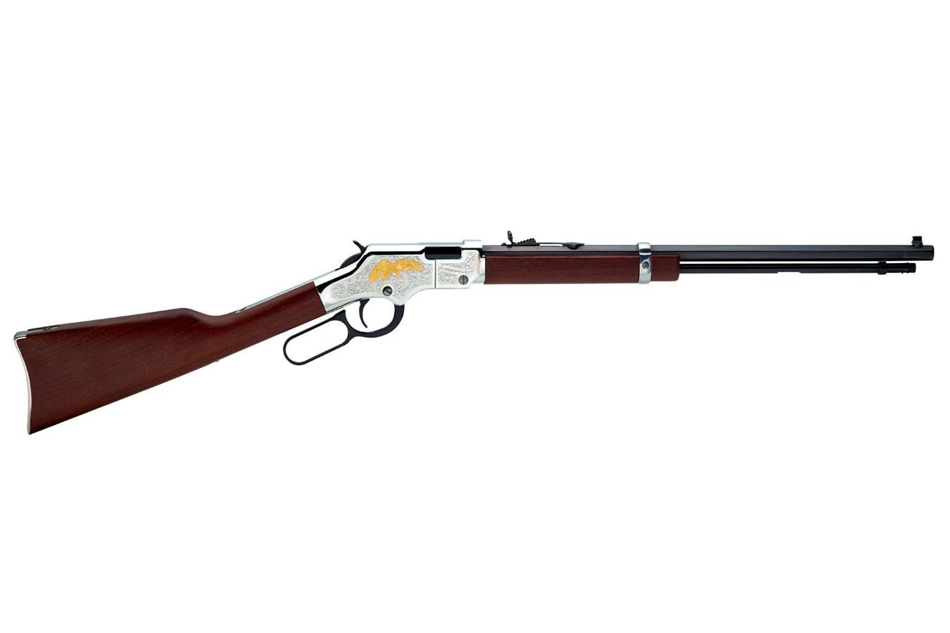 Henry Golden Eagle 22 Cal Lever-Action Rifle with Engraved Receiver